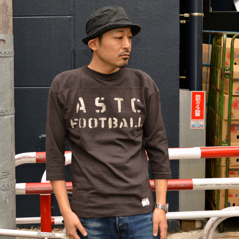 WARE HOUSE "4063 ASTC" 3/4 Sleeve Football T-shirt "ASTC"