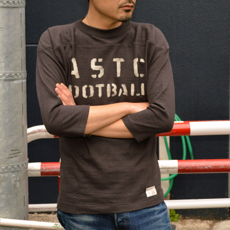 WARE HOUSE "4063 ASTC" 3/4 Sleeve Football T-shirt "ASTC"