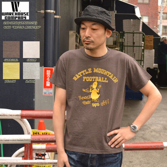 2ND-HAND (WAREHOUSE) "4064 BATTLE MOUNTAIN" Print T-shirt