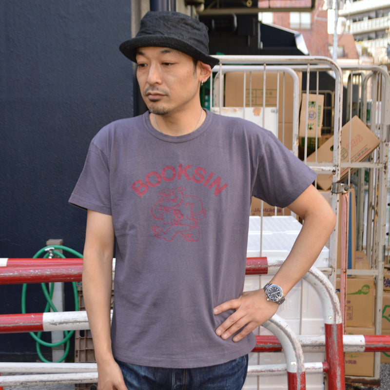2ND-HAND (WAREHOUSE) "4064 BOOKSIN" Print T-shirt