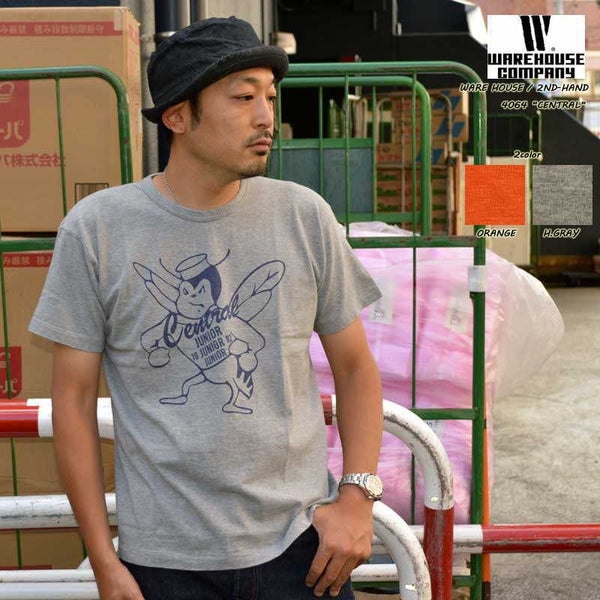 WAREHOUSE 2ND-HAND "4064 " "CENTRAL" S/S Print T-shirt
