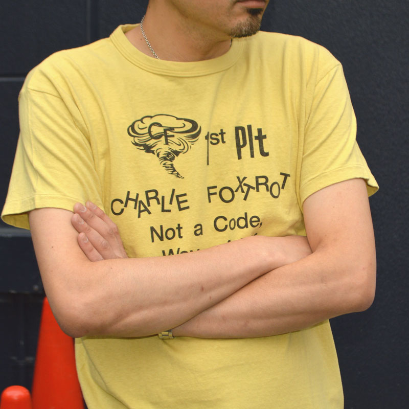 2ND-HAND (WAREHOUSE) "4064 CF 1ST PLT" Print T-shirt