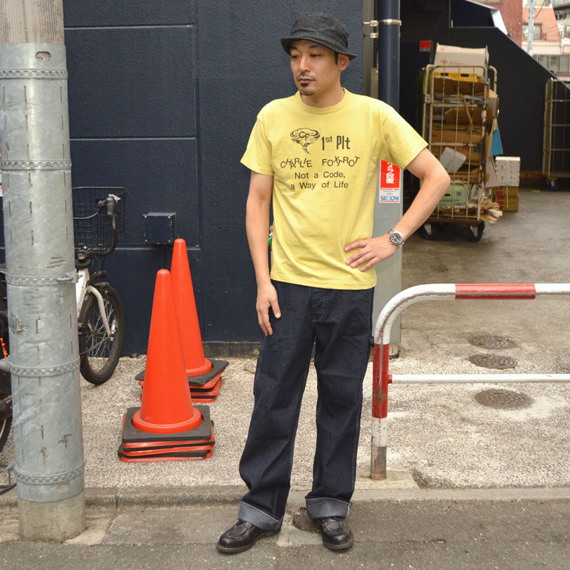 2ND-HAND (WAREHOUSE) "4064 CF 1ST PLT" Print T-shirt