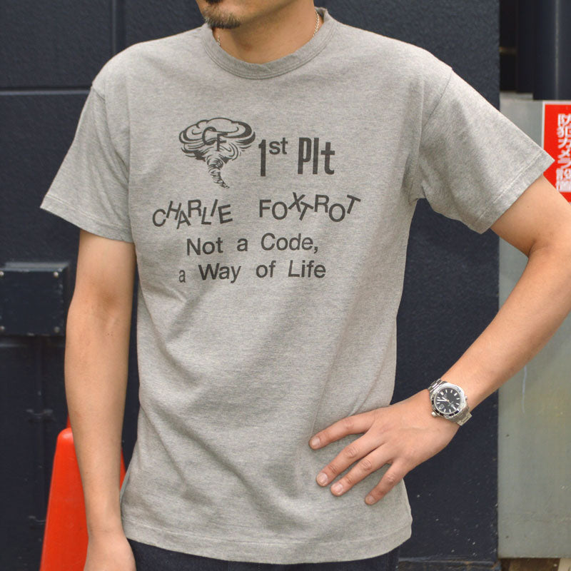 2ND-HAND (WAREHOUSE) "4064 CF 1ST PLT" Print T-shirt