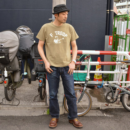 2ND-HAND (WAREHOUSE) "4064 F TROOP" Print T-shirt