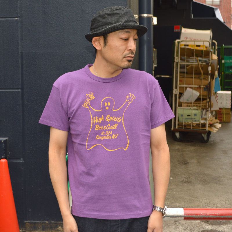 2ND-HAND (WAREHOUSE) "4064 HIGH SPIRITS" Print T-shirt