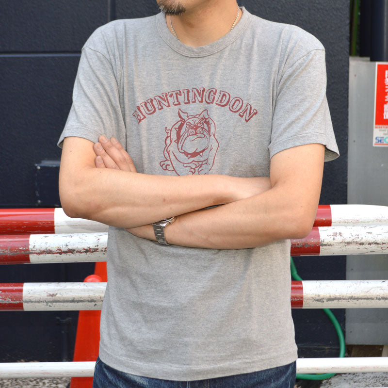 2ND-HAND (WAREHOUSE) "4064 HUNTINGDON" Print T-shirt