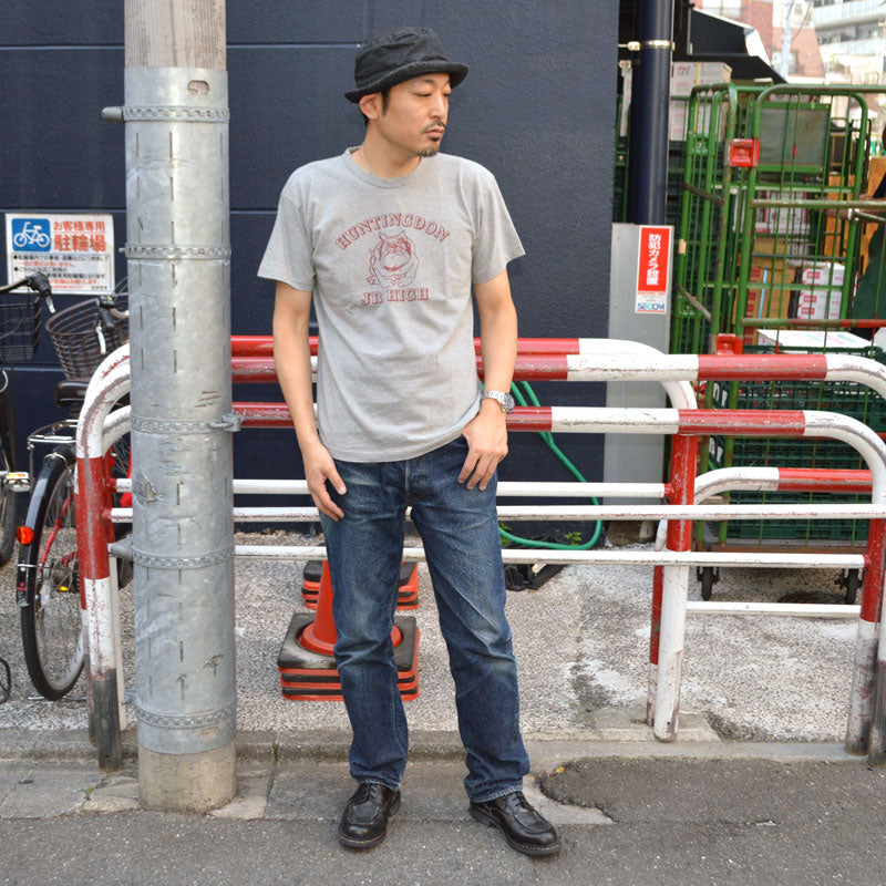 2ND-HAND (WAREHOUSE) "4064 HUNTINGDON" Print T-shirt