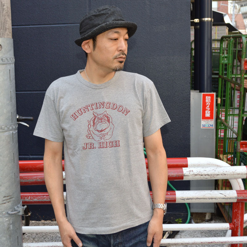 2ND-HAND (WAREHOUSE) "4064 HUNTINGDON" Print T-shirt