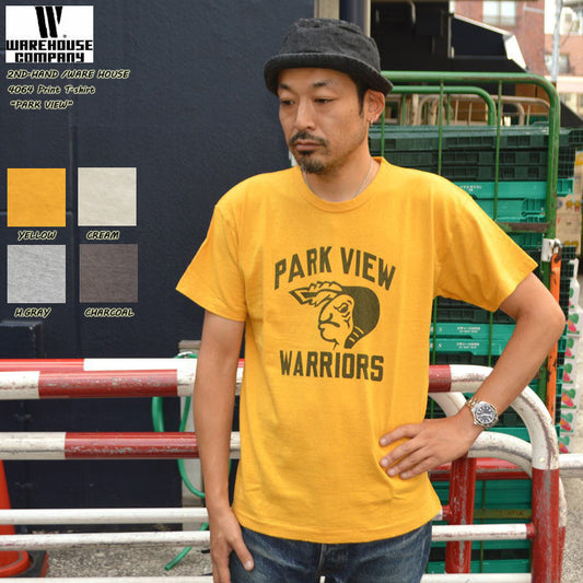 2ND-HAND (WAREHOUSE) "4064 PARK VIEW" Print T-shirt