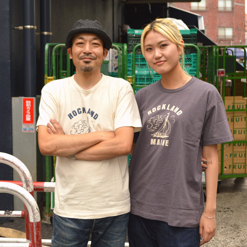 2ND-HAND (WAREHOUSE) "4064 ROCKLAND" Print T-shirt