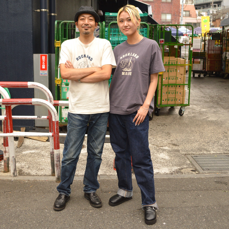 2ND-HAND (WAREHOUSE) "4064 ROCKLAND" Print T-shirt
