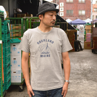 2ND-HAND (WAREHOUSE) "4064 ROCKLAND" Print T-shirt