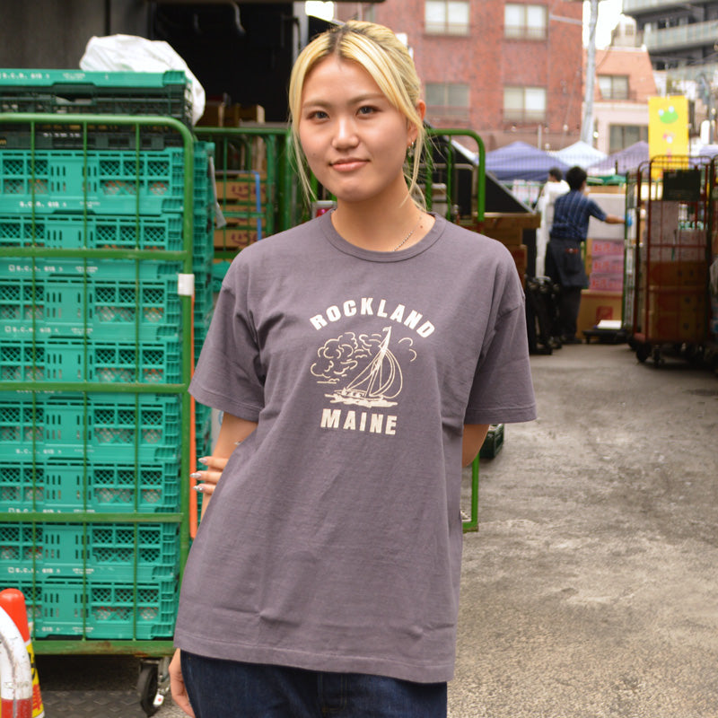 2ND-HAND (WAREHOUSE) "4064 ROCKLAND" Print T-shirt