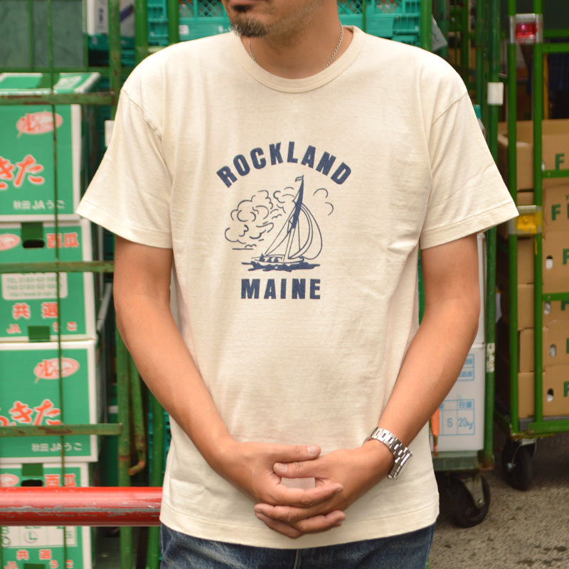 2ND-HAND (WAREHOUSE) "4064 ROCKLAND" Print T-shirt