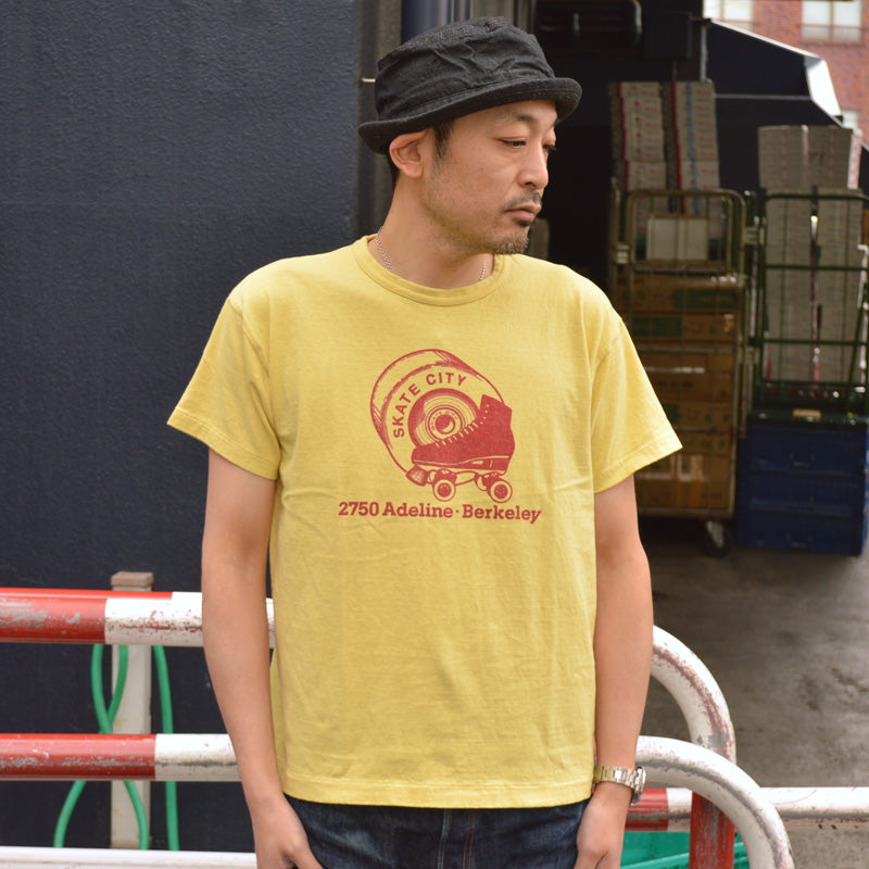 2ND-HAND (WAREHOUSE) "4064 SKATE CITY" Print T-shirt