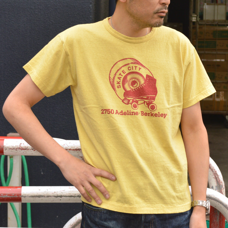 2ND-HAND (WAREHOUSE) "4064 SKATE CITY" Print T-shirt