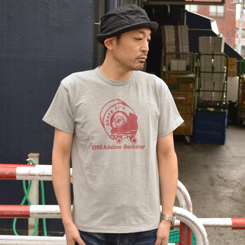 2ND-HAND (WAREHOUSE) "4064 SKATE CITY" Print T-shirt