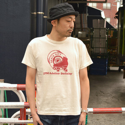2ND-HAND (WAREHOUSE) "4064 SKATE CITY" Print T-shirt