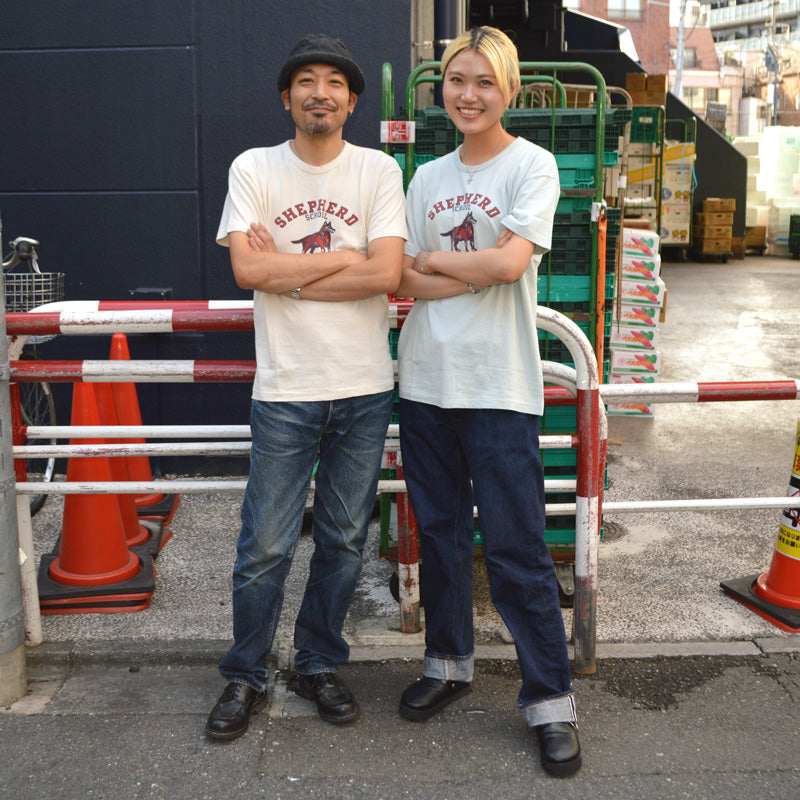 2ND-HAND (WAREHOUSE) "4064 SHEPHERD" Print T-shirt