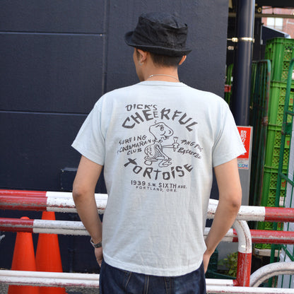 2ND-HAND (WAREHOUSE) "4064 TORTOISE" Print T-shirt