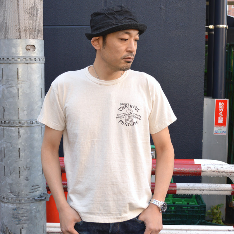 2ND-HAND (WAREHOUSE) "4064 TORTOISE" Print T-shirt