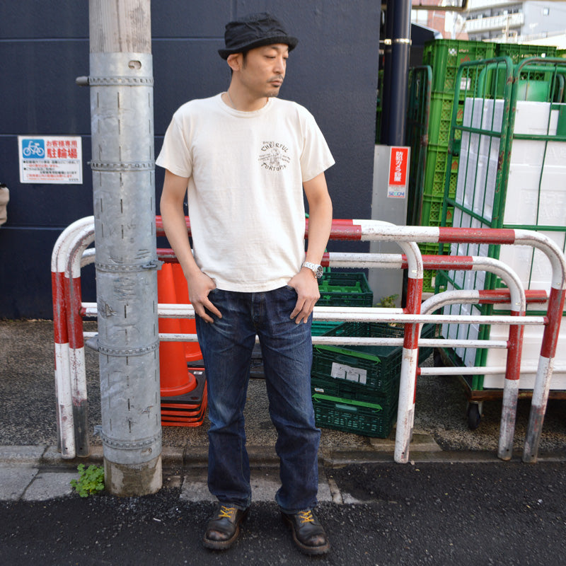 2ND-HAND (WAREHOUSE) "4064 TORTOISE" Print T-shirt