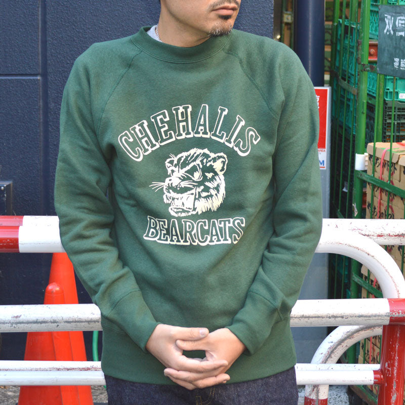 WARE HOUSE "409 CHEHALIS"  Raglan Sweatshirt