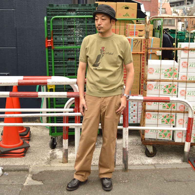 2ND-HAND (WAREHOUSE) "4104" S/S Sweat "CROW’S NEST"