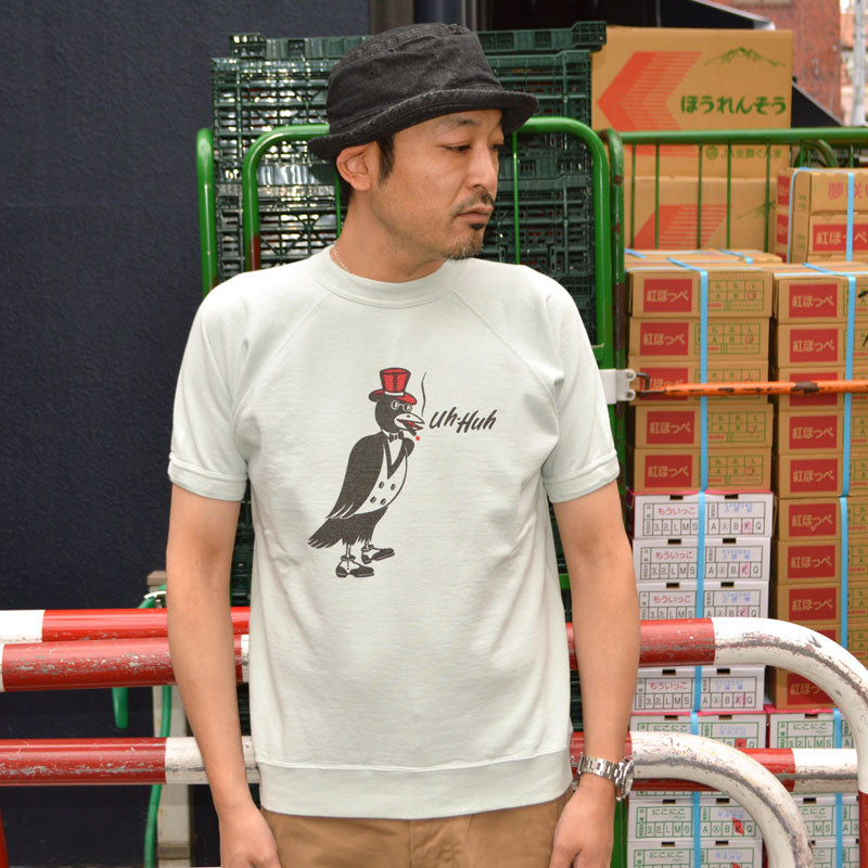 2ND-HAND (WAREHOUSE) "4104" S/S Sweat "CROW’S NEST"