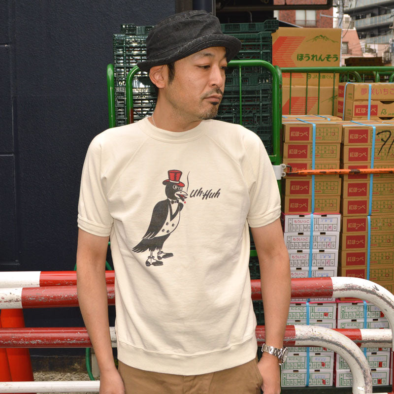 2ND-HAND (WAREHOUSE) "4104" S/S Sweat "CROW’S NEST"