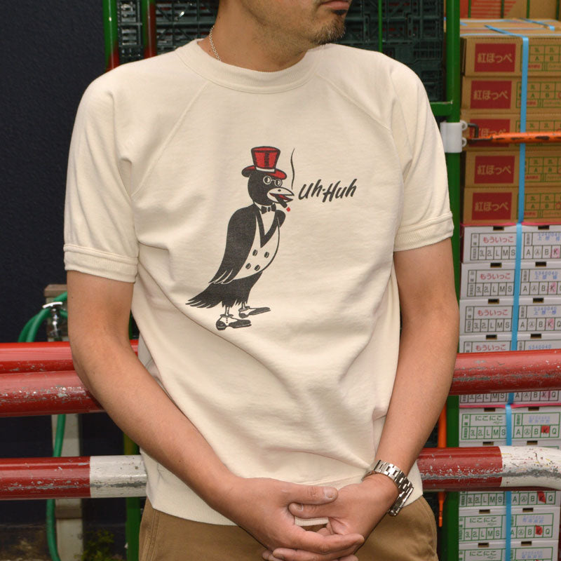 2ND-HAND (WAREHOUSE) "4104" S/S Sweat "CROW’S NEST"