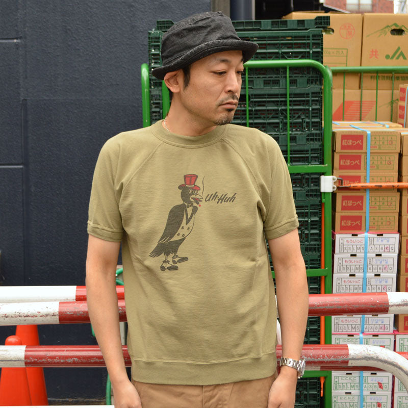 2ND-HAND (WAREHOUSE) "4104" S/S Sweat "CROW’S NEST"