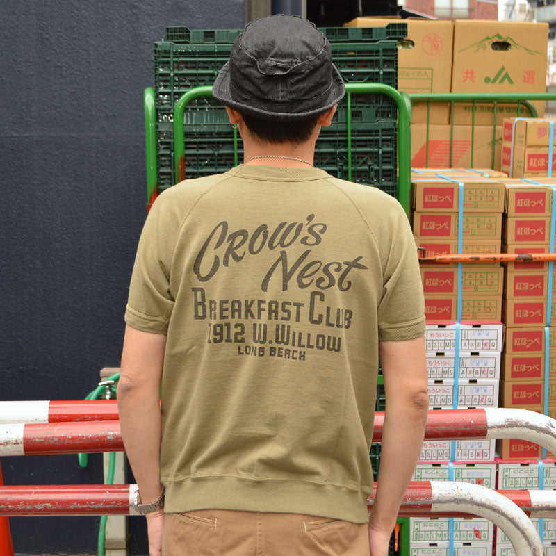 2ND-HAND (WAREHOUSE) "4104" S/S Sweat "CROW’S NEST"