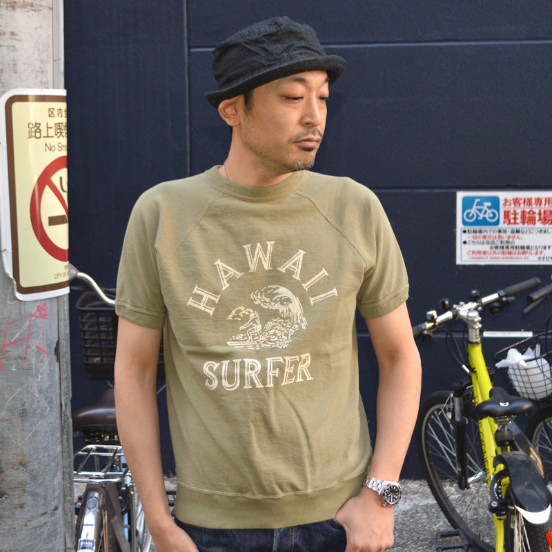 2ND-HAND (WAREHOUSE) "4104" S/S Sweat "HAWAII"
