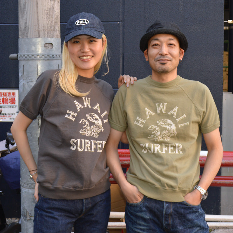 2ND-HAND (WAREHOUSE) "4104" S/S Sweat "HAWAII"