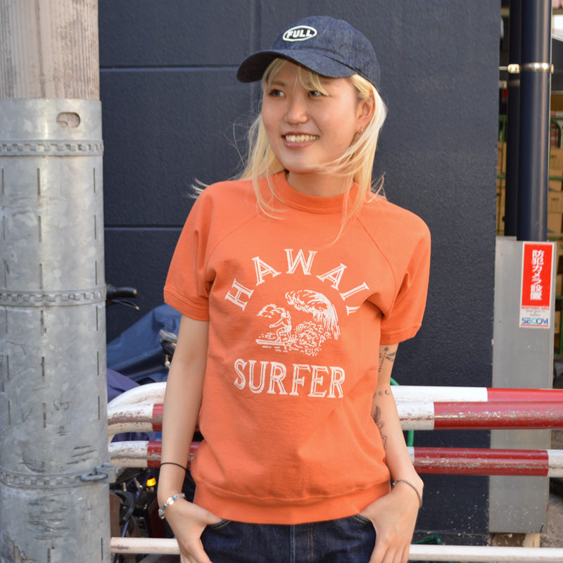 2ND-HAND (WAREHOUSE) "4104" S/S Sweat "HAWAII"