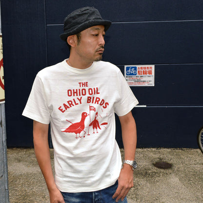 WARE HOUSE "4601" S/S Tee "EARLY BIRDS"