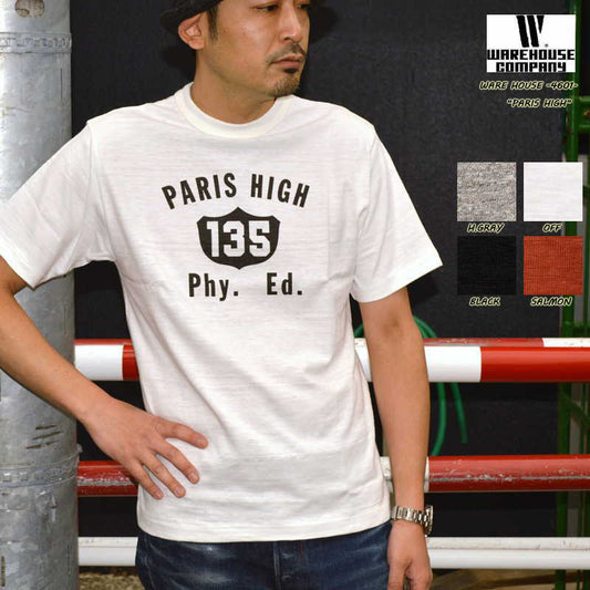 WARE HOUSE "4601" S/S Tee "PARIS HIGH"