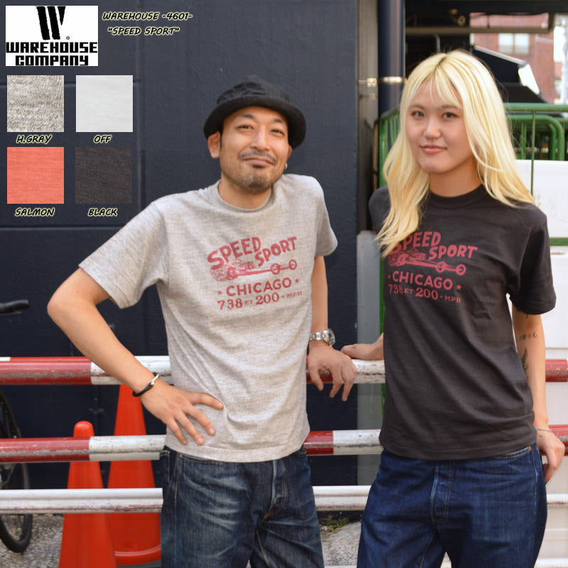WAREHOUSE "4601" S/S Tee "SPEED SPORT"