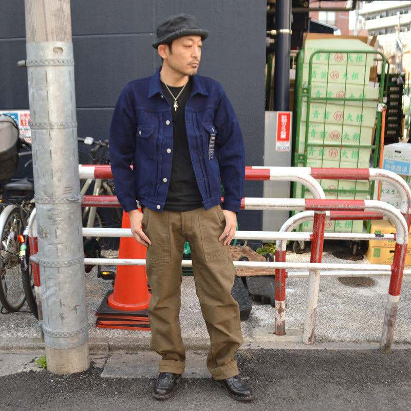 STUDIO D'ARTISAN "4619" Selvedge Sashiko Jacket