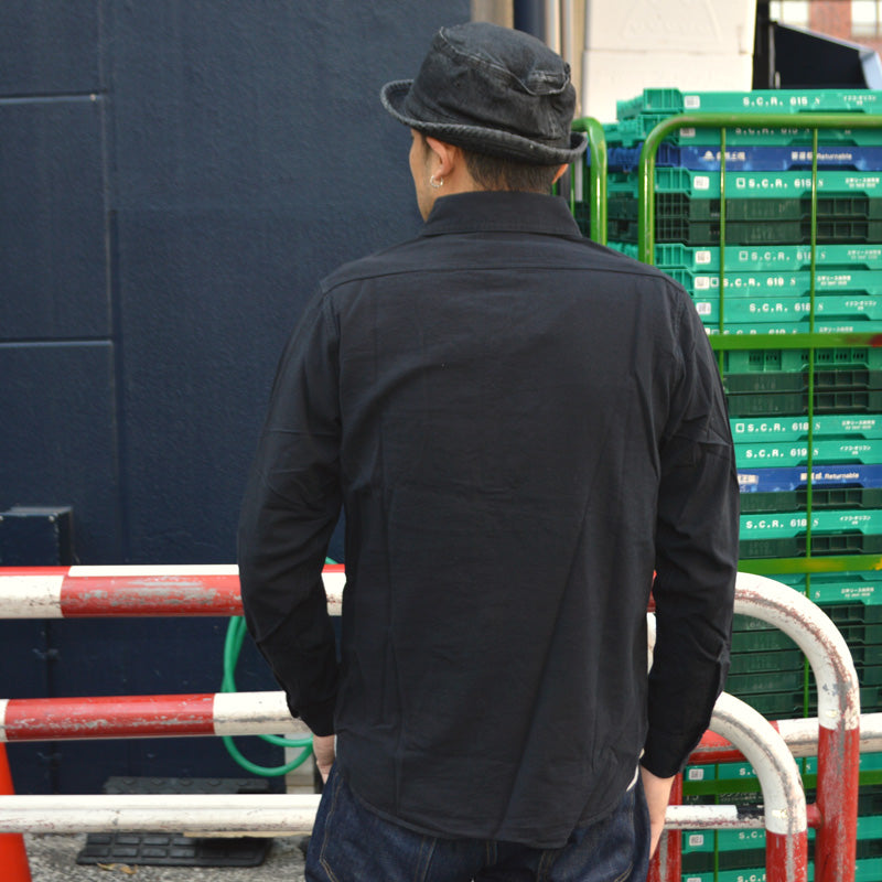 FULL COUNT "4810" CHAMBRAY SHIRT(BLACK)