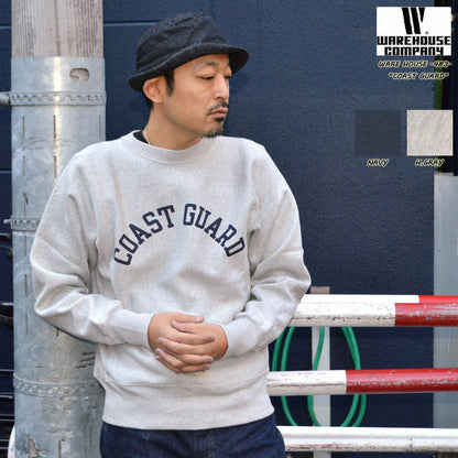 WARE HOUSE "483 COAST GUARD" Reverse style exclusive Hanging Lining Sweatshirt