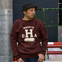 WAREHOUSE "483 DHA" Reverse style exclusive Hanging Lining Sweatshirt