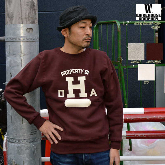 WARE HOUSE "483 DHA" Reverse style exclusive Hanging Lining Sweatshirt