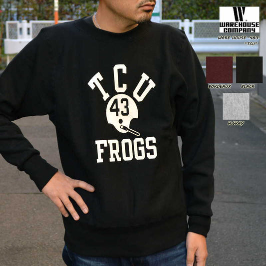 WARE HOUSE "483 TCU" Reverse style exclusive Hanging Lining Sweatshirt