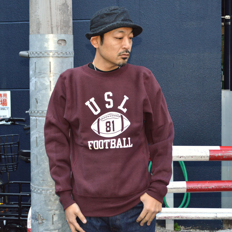 WARE HOUSE "483 USL" Reverse style exclusive Hanging Lining Sweatshirt