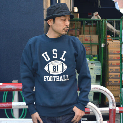 WARE HOUSE "483 USL" Reverse style exclusive Hanging Lining Sweatshirt