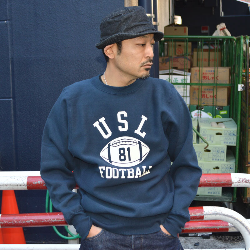 WARE HOUSE "483 USL" Reverse style exclusive Hanging Lining Sweatshirt