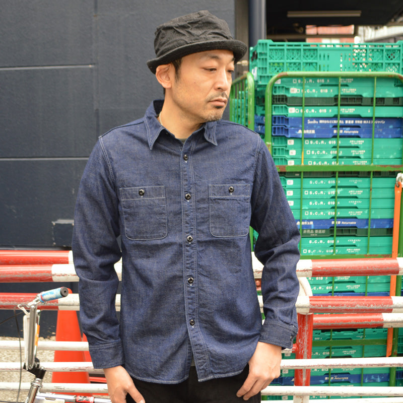 FULL COUNT "4890" DENIM WORK SHIRTS